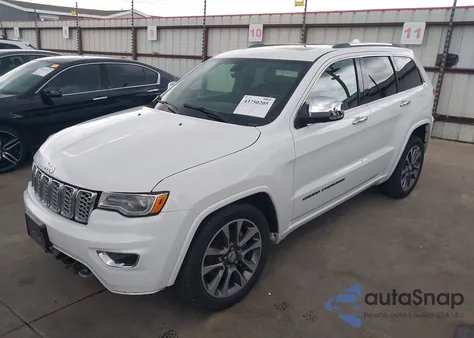 2018 Jeep Grand Cherokee Overland 4X2 из США, поврежденный, VIN 1C4RJECG5JC455405